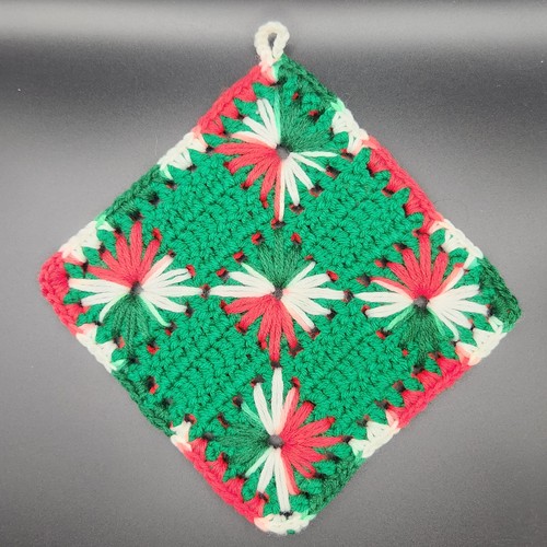 Vtg granny crocheted - vtg,