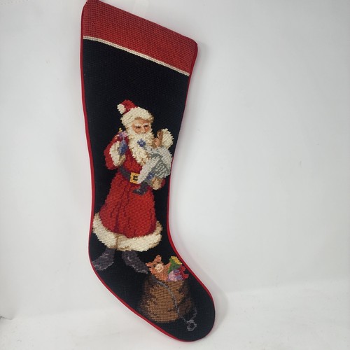 Christmas stocking 1991 wool - christmas,