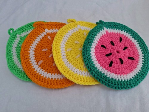 Vintage crochet watermelon - crochet,