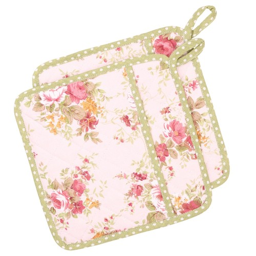Neoviva quilted pot holder set - quilted,