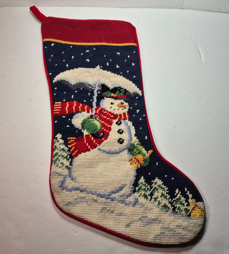 Vintage needlepoint christmas - vintage,