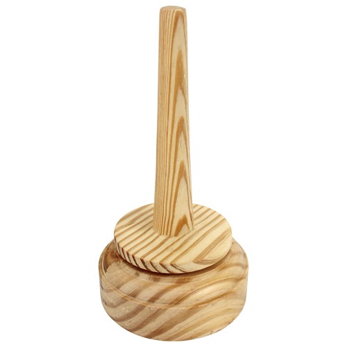 Wooden yarn holder with - wooden,