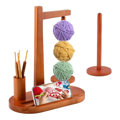 Wooden yarn holder for - wooden,