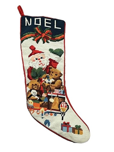 Needlepoint christmas stocking - needlepoint,