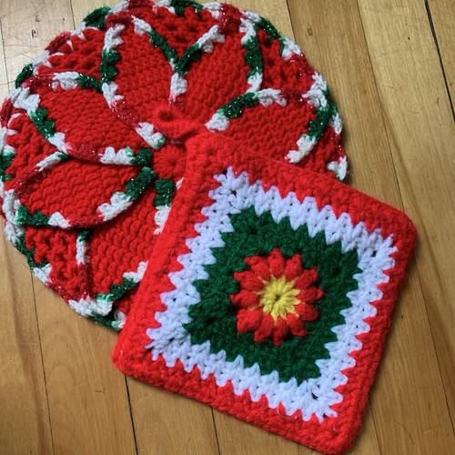 Kitschy christmas crochet - christmas,