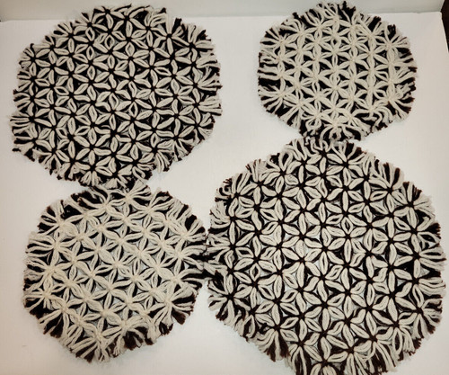 Four woven handmade - handmade, pot