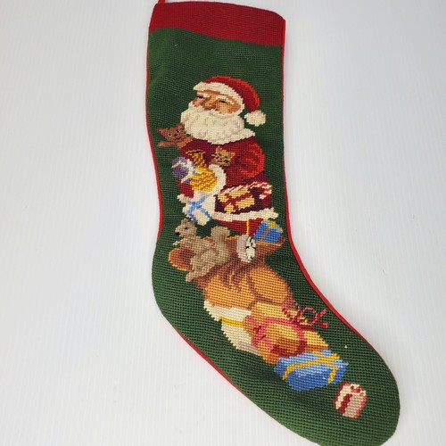 Vintage wool needlepoint - vintage,