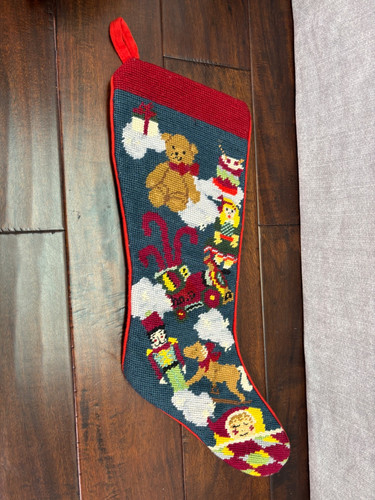 Vintage needlepoint christmas - vintage,