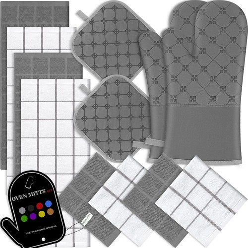 Oven mitts kitchen towels - oven,