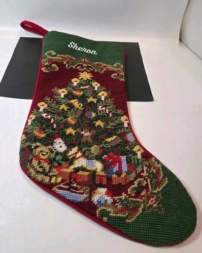 Wool needlepoint christmas - wool,