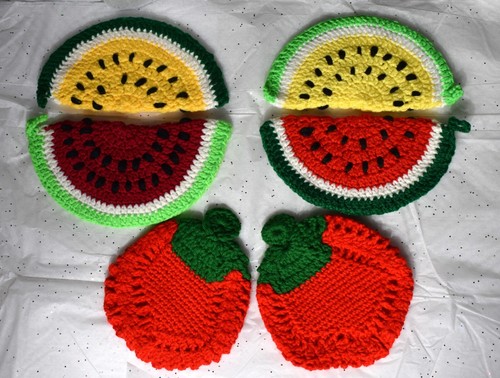 Vtg fruit shaped pot - vtg,