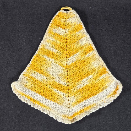 Vintage handmade yellow orange - vintage,