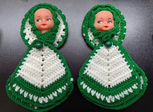 Vintage crochet doll - crochet,