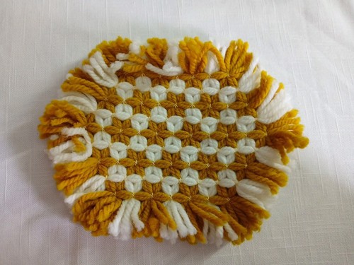Vintage gold yellow and white - vintage,
