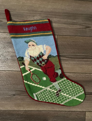 Needlepoint christmas stocking - needlepoint,