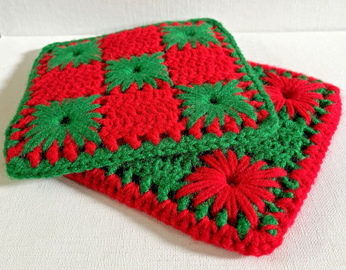Vintage christmas crocheted - vintage,