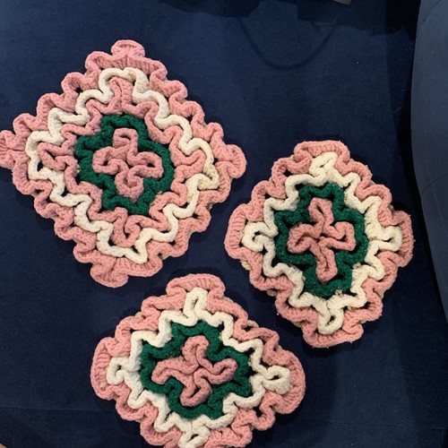 Vintage hand crocheted 70s - vintage,