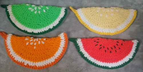 Handmade crochet pot - 4,