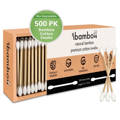 Ibambo bamboo cotton swabs - cotton,