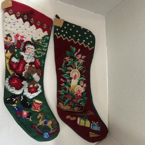 2vintage needlepoint christmas - needlepoint,