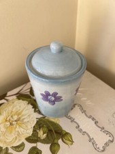 Hand painted ceramic tall